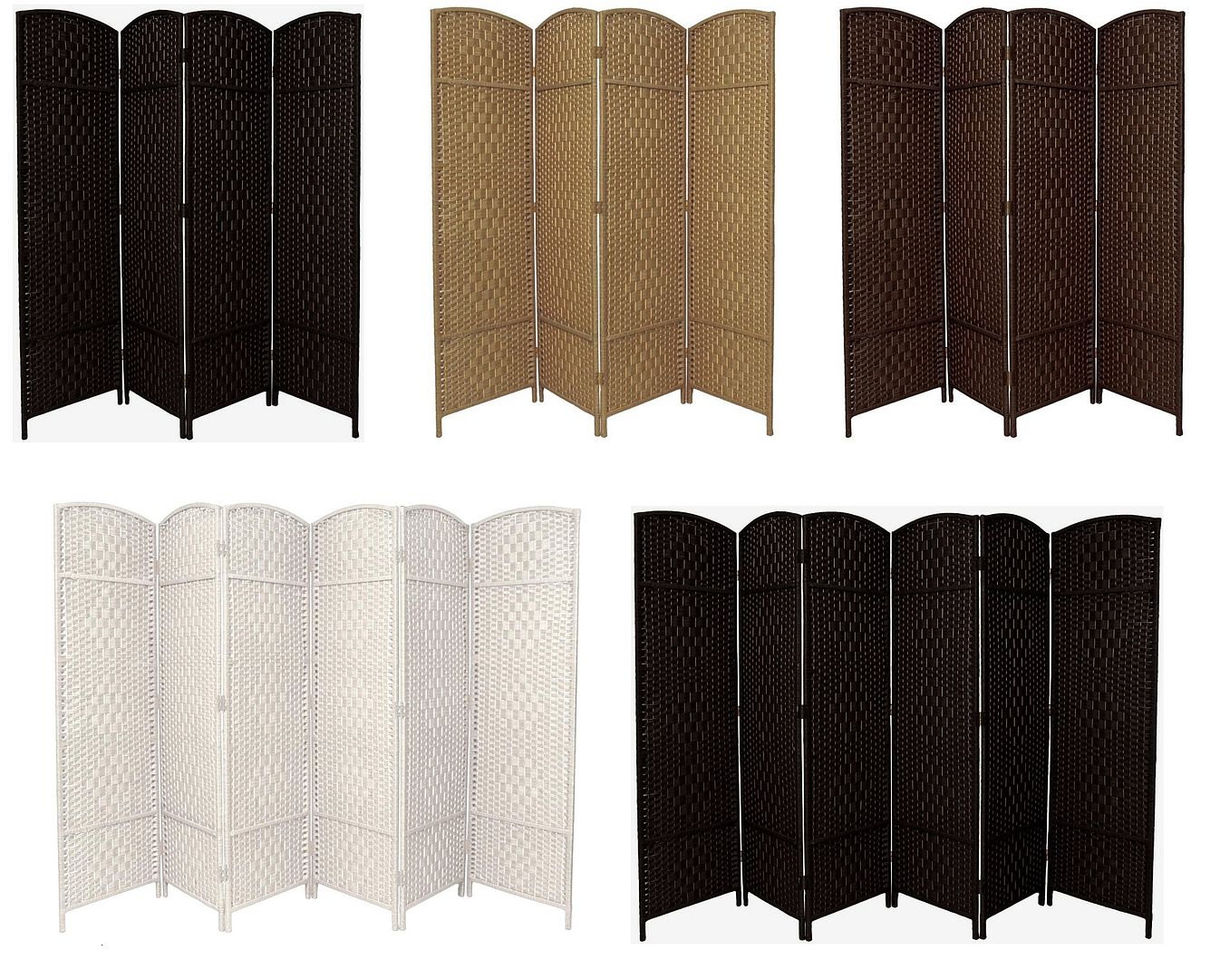 "Tokyo" Japanese Style Room Divider Privacy Screen. Colour Choice